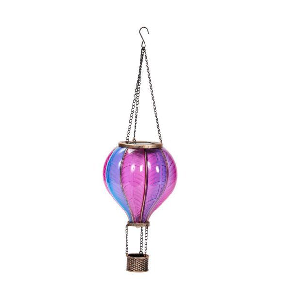 Flaming Aurora Balloon Solar Garden Lantern 5050642100724